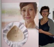 Für ABC Breast Care hat <b>Kathrin auch</b> einen persönlichen Mutspruch entwickelt <b>...</b> - abc_aufsteller_med