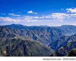 Mussoorie Queen of Hills mountain view photo, AI generated