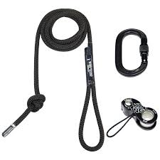 10mm BlackOut Deluxe Sewn Tether & Lineman's Belts
