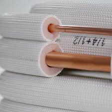 1/4+5/8 Copper Pipes with 3/8" PE Insulation for HVAC