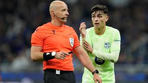 Pedri: UEFA should ‘look into’ Barça-Inter ref
