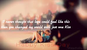 Top # 10 Kiss Day Quotes For Girlfriend – GF - Wife | Happy ... via Relatably.com