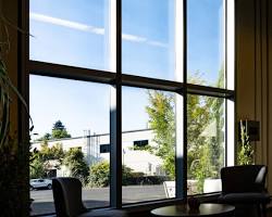 Image of Transparent BIPV window residential