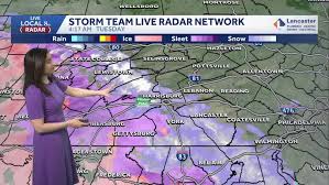 Freezing Rain and Warmup Across Pennsylvania