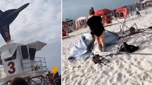 Blue Angels flyover at Pensacola Beach