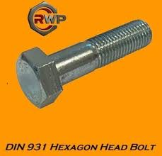 Standard DIN 931 Hex Bolts Manufacturer | Ravina