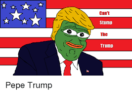「trump pepe」の画像検索結果