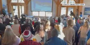 Mad River Valley community gathers for Olympic watch party supporting Paula Moltzan