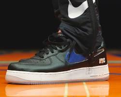image of giày nike kith x air force 1 low nyc away upper