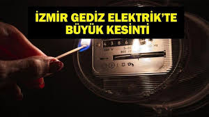izmir elektrik kesintisi