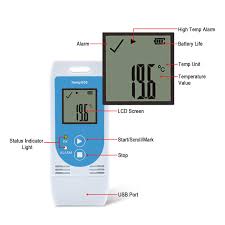 Tzone TempU03 Temperature and Humidity Data Logger, USB ...