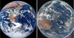 相隔54年 地球对比照 引热议