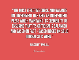 The most effective check and balance on government has been an ... via Relatably.com