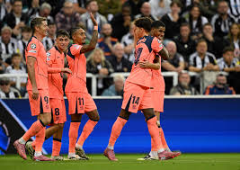 newcastle united f.c. vs fc barcelona timeline