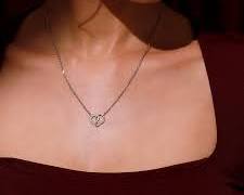 Voylla silver pendant with heart and infinity motifs