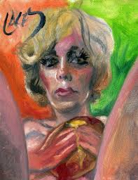 ... he says, were his own inspiration. Lacey listed the paintings on eBay, where one sold for about $200. &quot;Orly remains a popular auction subject,” he ... - orly-taitz-pancake-birther-full_0