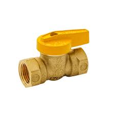 Brass 1/2-in FIP x 1/2-in FIP Gas Valve | BK Products