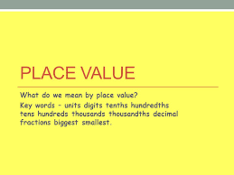 Image result for tens hundreds thousands pieces