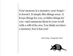 John Irving Quotes Memory. QuotesGram via Relatably.com