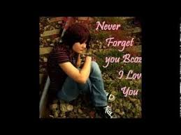 I can never forget you because I love you - Love quotes for ... via Relatably.com