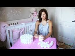 Image result for how to make diaper cake step by step with pictures