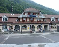 Imagem da estação ferroviária Interlaken Ost