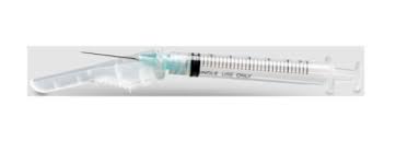 Syringe with Hypodermic Needle McKesson Prevent® 3 mL 22 ...