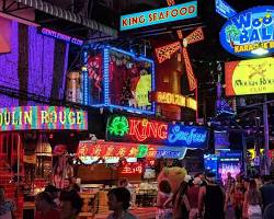 Image of Walking Street Night Market in Pattaya, Thailand