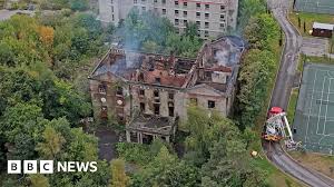 Massive Fire Engulfs Historic Woolton Hall in Liverpool