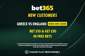 bet365 bonus code: Get £30 in free bets ahead of Greece vs England with ‘SUN365’
