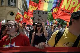 1ᵉʳ-Mai : manifestation à Mâcon avant la « fête de la nation » du RN