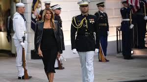 Melania Trump skips usual suit for leather blazer at UFC Freedom 250