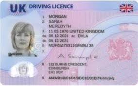 Picture of Driving licence in the United Kingdom