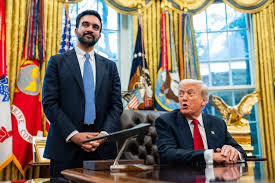 President Donald Trump and Mayor Zohran Mamdani meet at Gracie Mansion in New York City