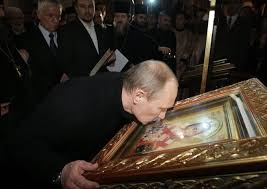 Image result for PUTIN KISSES VIRGIN MARY