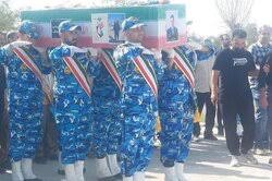 پیکر شهید معینی در بوشهر تشییع شد