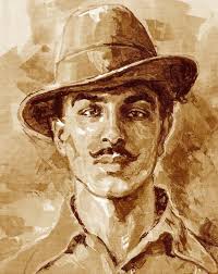 Even my ashes will smell of your (motherland&#39;s) greatness and love)–last words said by Sahid Bhagat Singh – - bhagat-singh-image