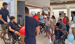 Menino mordido por tubarão em Piedade tem alta hospitalar após 36 dias internado