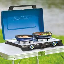 Campingaz 400S Camping Stove, Portable Two Burner Gas Cooker ...