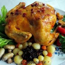 نتیجه تصویری برای مراحل بریان کردن مرغ