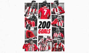Griezmann scores his 200th goal as an Atlético player