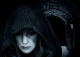 Dark gothic - monk, gothic, girl, tunnel, dark, night - 646156-bigthumbnail