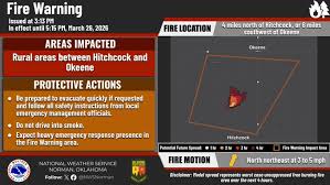 NWS Norman issues fire warning for southern Blaine County