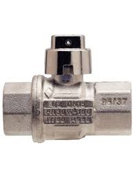 VALVOLA SFERA QUADRO PASSAGGIO TOT. PIOMBABILE Ø 1.1/4" F/F ...