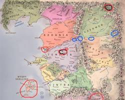 Image of map of these areas