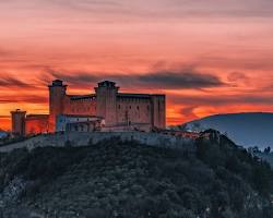 Immagine di Rocca di Gubbio sunset