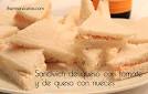 Receta sandwich rodilla queso tomate