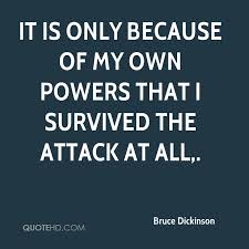 Greatest five influential quotes by bruce dickinson picture French via Relatably.com