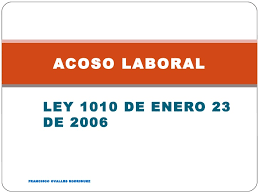 Resultado de imagen para que es acoso laboral