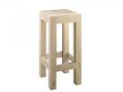 Tabouret de bar bois massif en